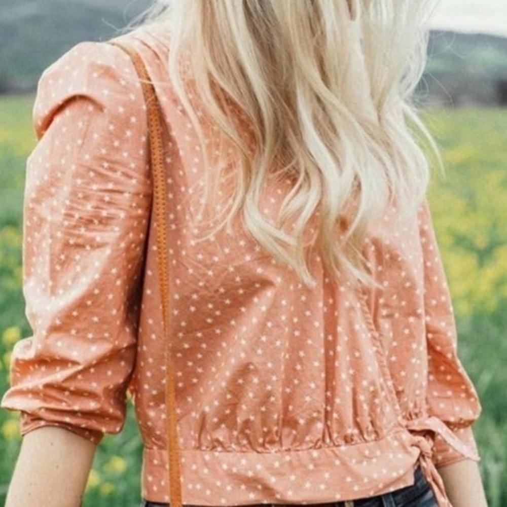 Madewell Star Wrap Blouse